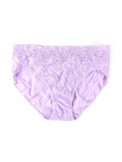 Shop Hanky Panky Plus Size Signature Lace French Brief Sale In Purple