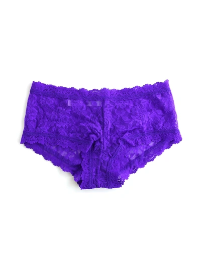Shop Hanky Panky Signature Lace Boyshort Sale In Purple