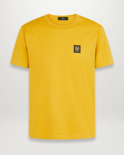 Shop Belstaff T-shirt In Harvest Gold