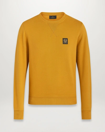 Shop Belstaff Sweatshirt L In Harvest Gold