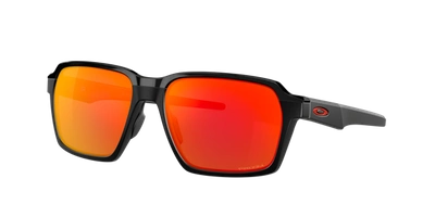 Shop Oakley Man Sunglasses Oo4143 Parlay In Prizm Ruby