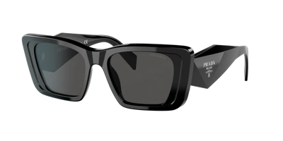 Prada Pr 08ys 1ab5s0 Cat Eye Sunglasses In Dark Grey