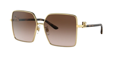 Shop Dolce & Gabbana Dolce&gabbana Woman Sunglass Dg2279 In Gradient Brown