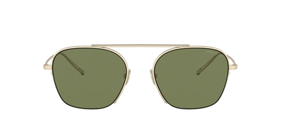 Shop Giorgio Armani Man Sunglasses Ar6124 In Green