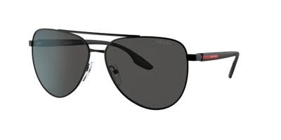 Shop Prada Linea Rossa Man Sunglasses Ps 52ws In Dark Grey