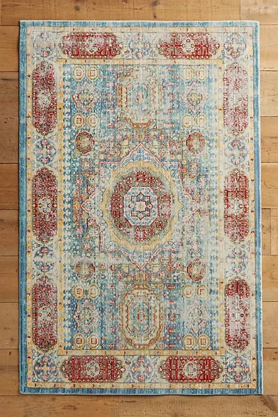Shop Anthropologie Trudain Rug By  In Blue Size 8 X 10