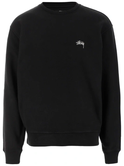 Embroidery Logo Crewneck Sweatshirt - Black — Souletiquette