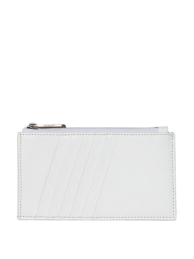 Shop Off-white Binder Card Case With Pocket In White