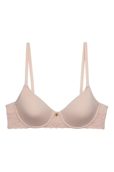 Shop Natori Bliss Perfection Unlined Underwire Bra (38dd) In Rose