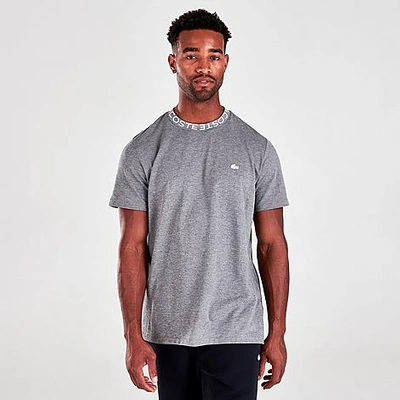 Lacoste Men's Branded Collar Ultra-lightweight Piqué T-shirt - M - 4 In  Grey | ModeSens