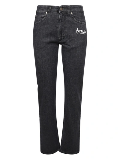 Shop Stella Mccartney Jeans Vintage Denim Nero In Black