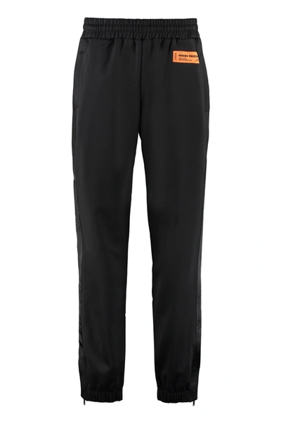Shop Heron Preston Track-pants With Side Logo Stripes In Black