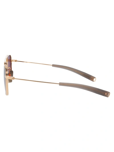 Shop Dita Sunglasses In 003 White Gold / Brown Polar