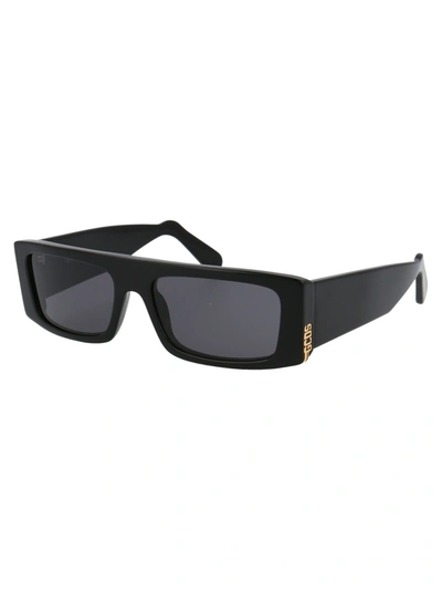 Shop Gcds Sunglasses In 01a Black