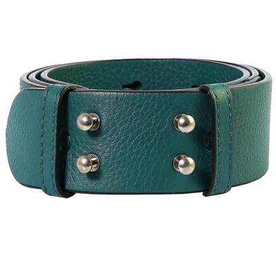 Shop Burberry Ladies Small Belt Bag Grainy Leather Belt In Sea Green