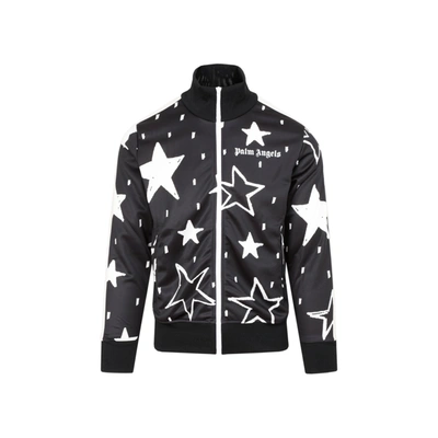 Shop Palm Angels Night Sky Track Jacket In Black