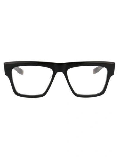 Shop Dita Lsa-701 Glasses In 001 Black-black Gun / Clear