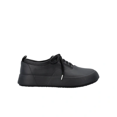 Shop Ambush Leather Mix Low Top Sneakers In Black
