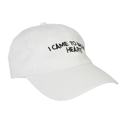 Shop Nasaseasons Ladies White / Black Embroidered Quote Baseball Cap