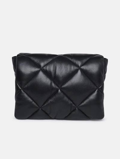 Shop Stand Studio Black Gold Lambskin Brynnie Bag