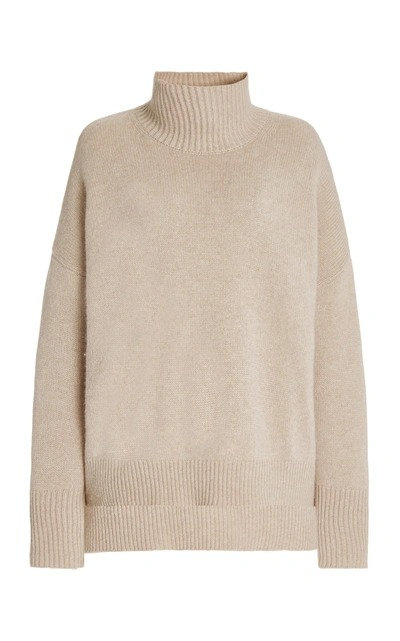 Lisa Yang Women's Heidi Oversized Cashmere Turtleneck Sweater In Neutral |  ModeSens