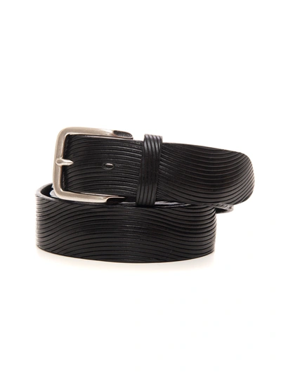 Shop The Jack Leathers Leather Belt In Black