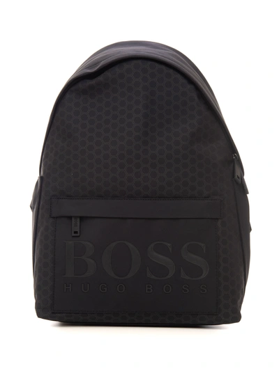 Hugo Boss Boss Hegon_backpack Canvas Rucksack Black Man | ModeSens