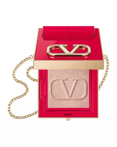 Shop Valentino Holiday Go-clutch Compact Powder In Pink