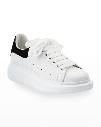 Shop Alexander Mcqueen Oversized Sneakers In White Powder Blue