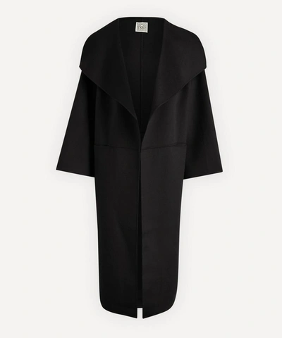 Totême Toteme Signature Wool And Cashmere Coat In Black