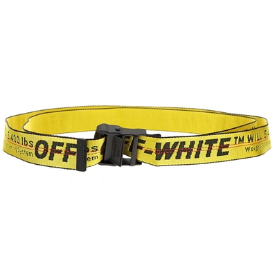 Shop Off-white Women's Belt   Industrial In Yellow