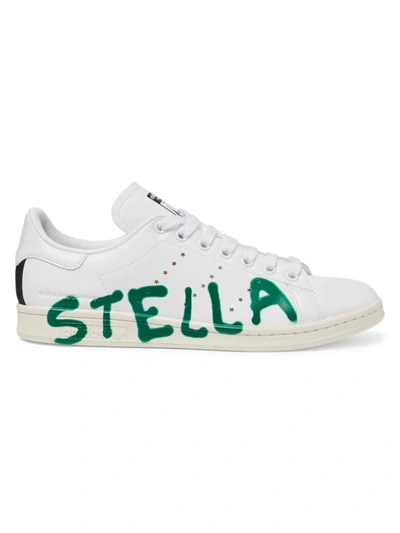 Stella Mccartney 20mm Stan Smith Faux Leather Sneakers In K096 Screen Logo  | ModeSens