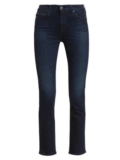 Shop Ag Women's Mari High-rise Stretch Straight Jeans In 3 Years High Rise