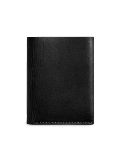 Shop Shinola Men's Leather Utility Card Wallet In Black