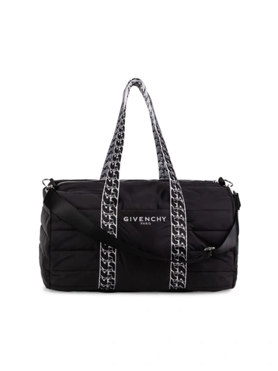 Shop Givenchy Nylon Changing Duffle Bag In Black