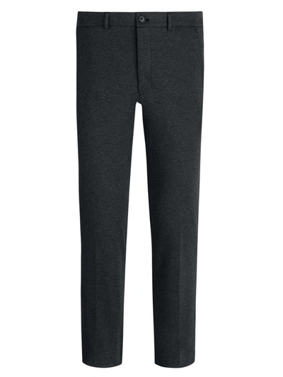Shop Bugatchi Men's Stretch-fit Knit Pants In Anthracite