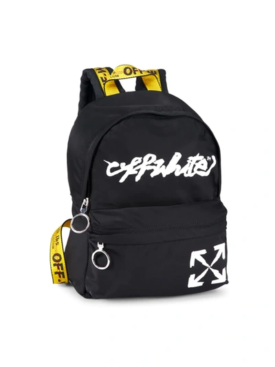 Shop Off-white Off Script Logo Backpack In Black
