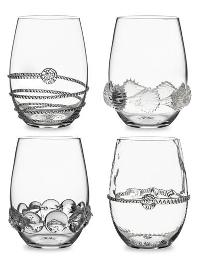 Shop Juliska Heritage 4-piece Assorted Stemless Wine Glass Set