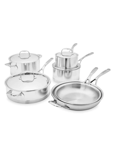 Shop Demeyere Atlantis 10-piece Stainless Steel Cookware Set
