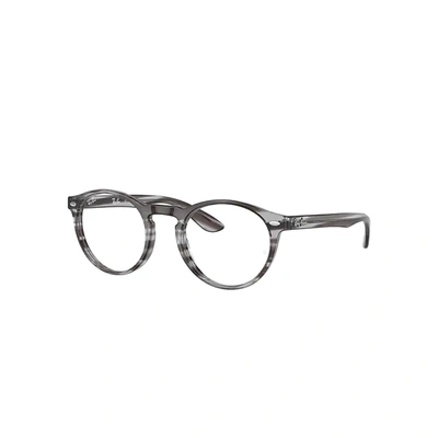 Shop Ray Ban Eyeglasses Unisex Rb5283 Optics - Grey Frame Clear Lenses 51-21