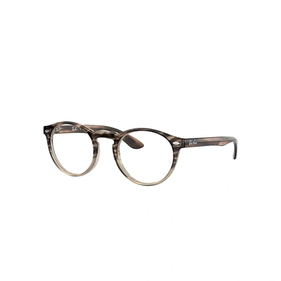 Shop Ray Ban Rb5283 Optics Eyeglasses Havana Frame Clear Lenses 49-21