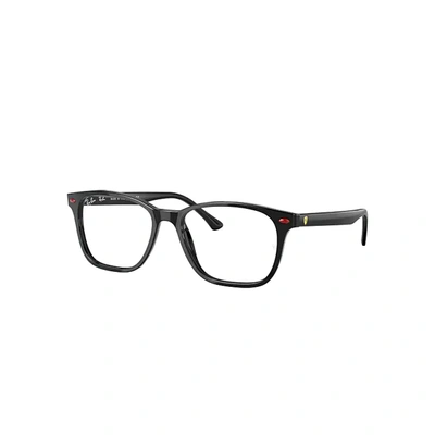 Shop Ray Ban Eyeglasses Unisex Rb5405m Scuderia Ferrari Collection - Black Frame Clear Lenses 55-17