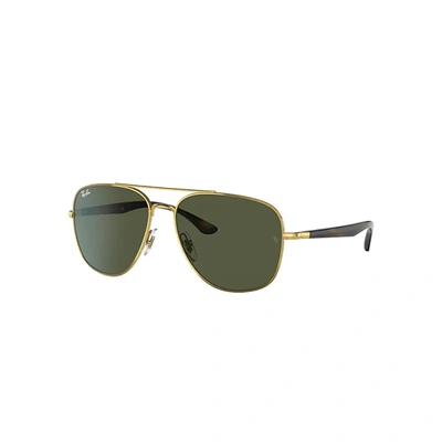 Ray Ban Rb3683 Sunglasses Tortoise Frame Green Lenses 56-15 In Havana