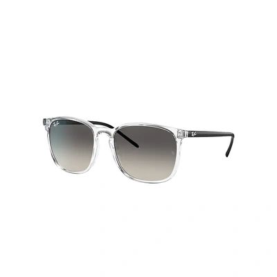 Ray Ban Rb4387 Sunglasses Black Frame Grey Lenses 56-18 In Schwarz