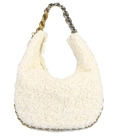 Shop Stella Mccartney Small Shoulder Bag Chain - White