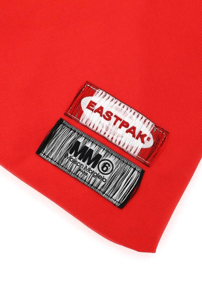 Shop Mm6 Maison Margiela X Eastpak Japanese Bag In Red
