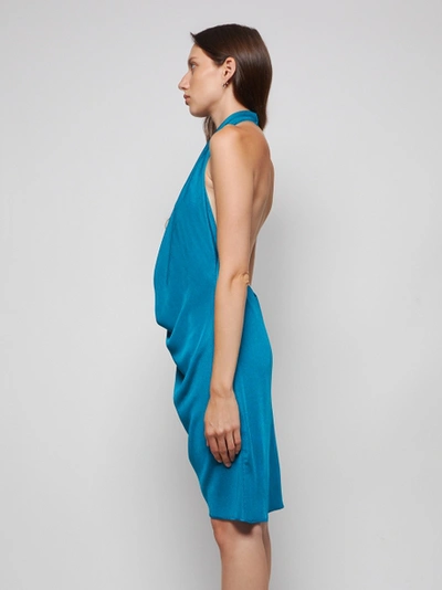 Shop Bottega Veneta Lightweight Viscose Shine Knit Dress Blaster