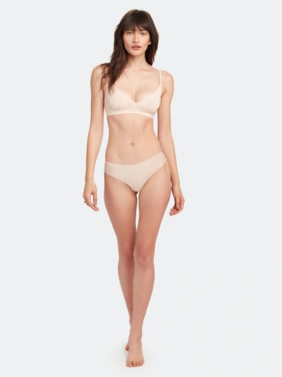 Shop Cosabella Aire Thong In Nude Rose