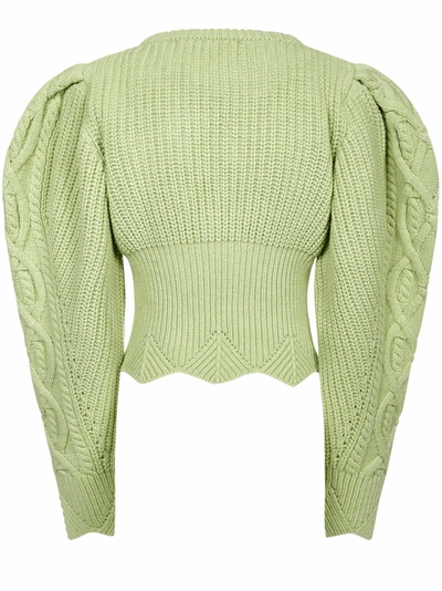 Shop Wandering Sweaters In Lime