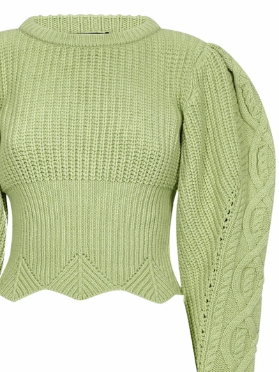 Shop Wandering Sweaters In Lime